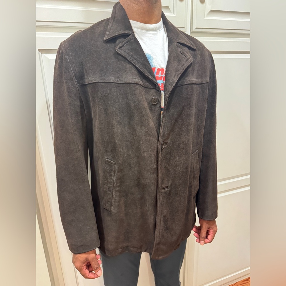JCrew Men's Brown Suede Jacket